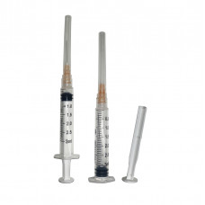 Шприц ін'єкційний одноразового використання, саморуйнівний, 3 мл